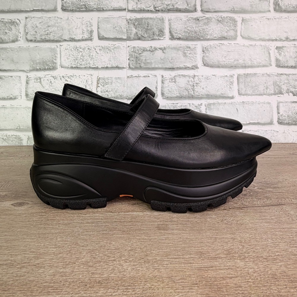 Desigual Maitrepierre Platform Ballerina Pumps Black Womens 41 US 10